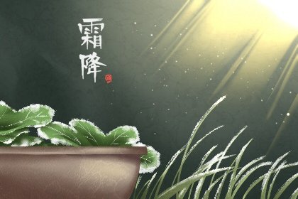 霜降的风俗 霜降吃什么好